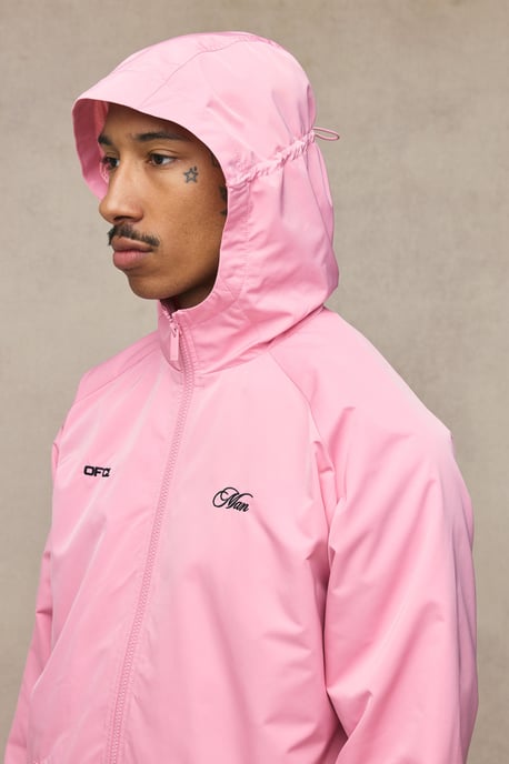 Regular Fit Man Branded Cagoule - Image 3