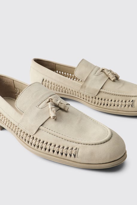 Faux Suede Weave Loafer - Image 3
