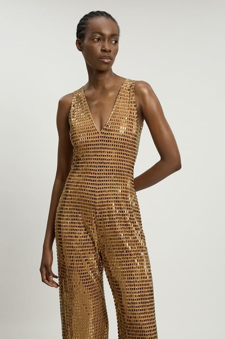 Premium Crystal Embellished Jumpsuit - Image 2