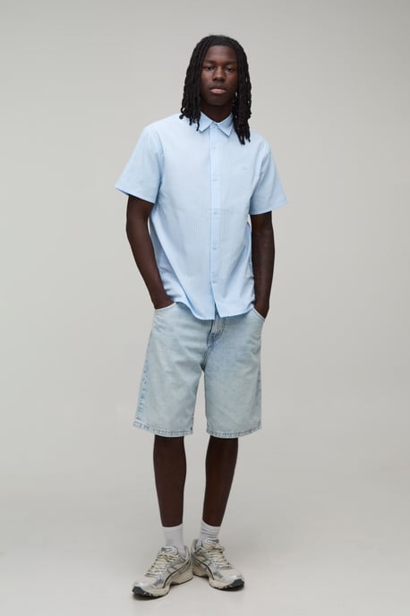 Regular Fit Man Embroidered Short Sleeve Shirt - Image 4
