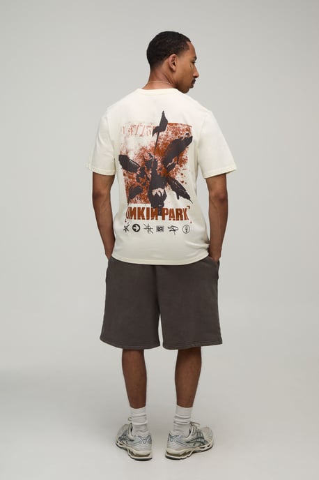 Oversized Linkin Park License Print T-shirt - Image 2