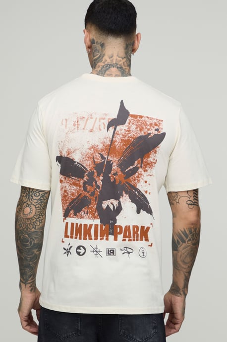 Tall Oversized Linkin Park License Print T-shirt - Image 1
