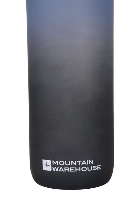 BPA Free Ombre Plastic Water Bottle Lightweight Easy Clean Leakproof Push Lid Blue - Image 5