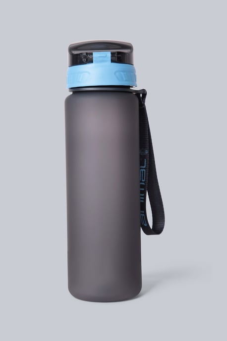 BPA Free Plastic Water Bottle Lightweight Easy Clean Leakproof Push Lid Navy - Image 3