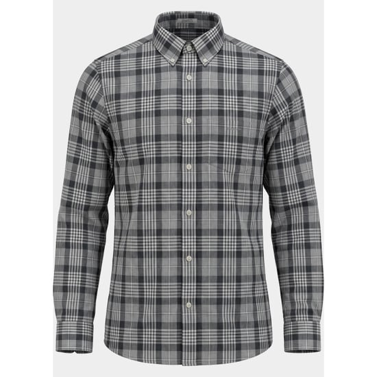 Gant Overhemd heren checked melange poplin shirt 3262006/093 - Image 4