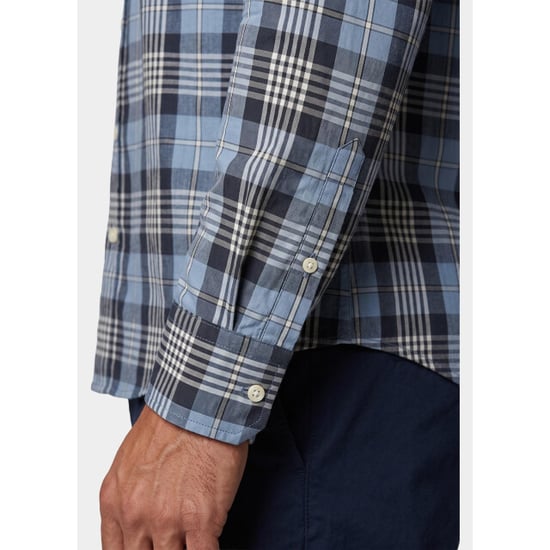 Gant Overhemd heren checked melange poplin shirt 3262006/901 - Image 4