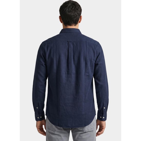 Blue Coast Overhemd heren 100% linnen, regular fit 118l/0060 navy - Image 4