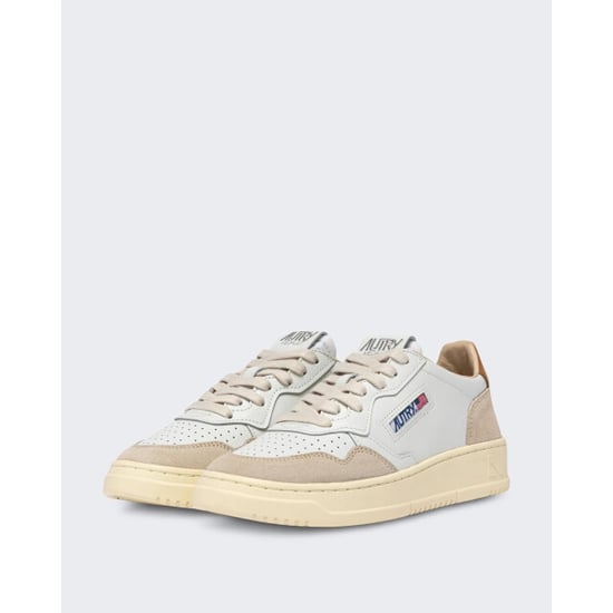 Autry Dames aulw-ls16-medalist low wom leat/suede wht/lion - Image 5