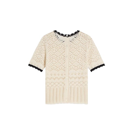 Summum 7s8006-70078 short sleeve sweater ajour kni - Image 3