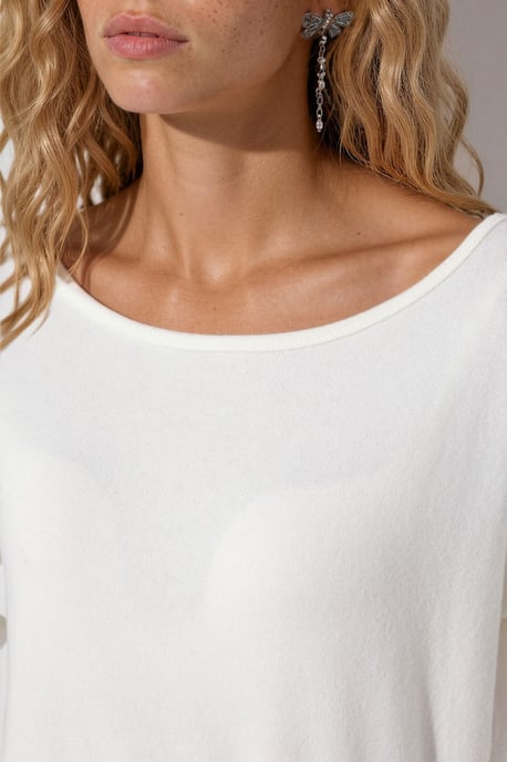 Women's Cropped Crew Neck Sweatshirt - Image 4