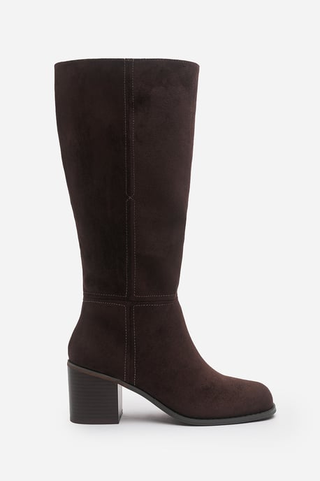 Wheres That From Womens Colette Wide Fit Knee High Block Heel Boot - Image 2