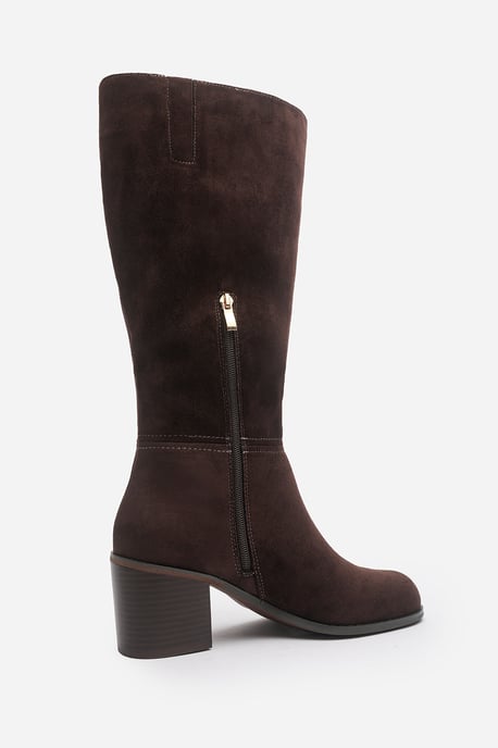 Wheres That From Womens Colette Wide Fit Knee High Block Heel Boot - Image 5