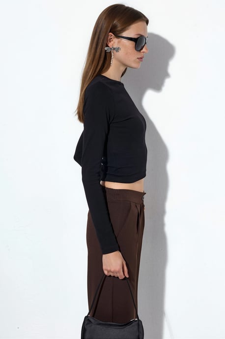Lange Mouwen Crew Neck Blouse - Image 2