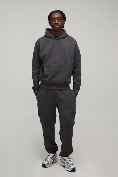 Boxy Hooded Cargo Tracksuit - Image 1