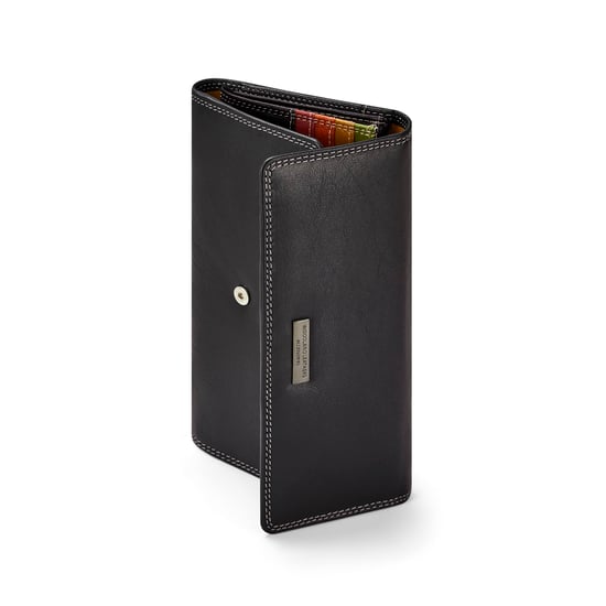 Women’s Genuine Leather Purse Multi Card RFID Wallet in Black - Image 5