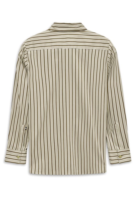 Bugatti Damen Blouse van katoenmix met overhemdkraag, gestreept - Image 5