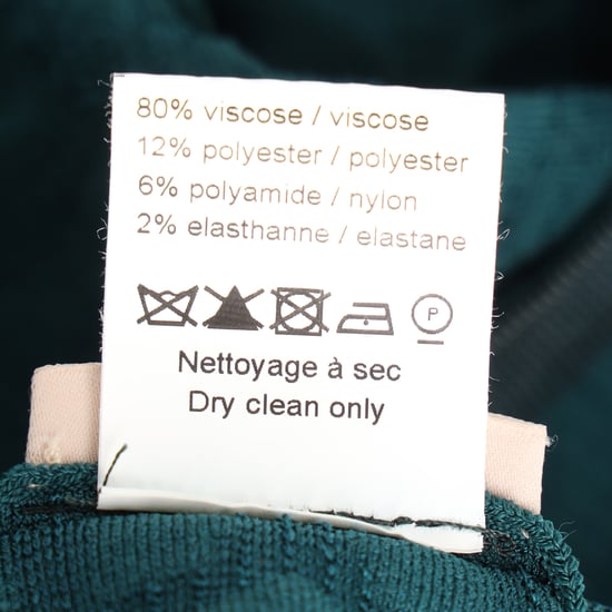 Alaïa Jacquard Miniklänning Med Hock Neck I Blågrön Viskos - Image 5