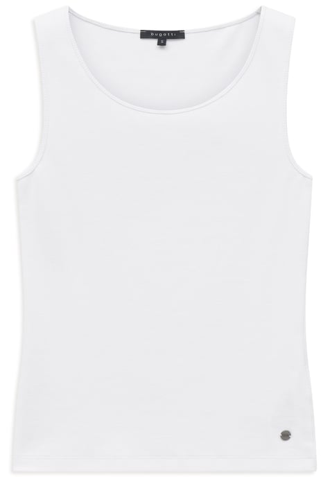 Bugatti Damen Top van katoen-stretch met ribbelpatroon - Image 3