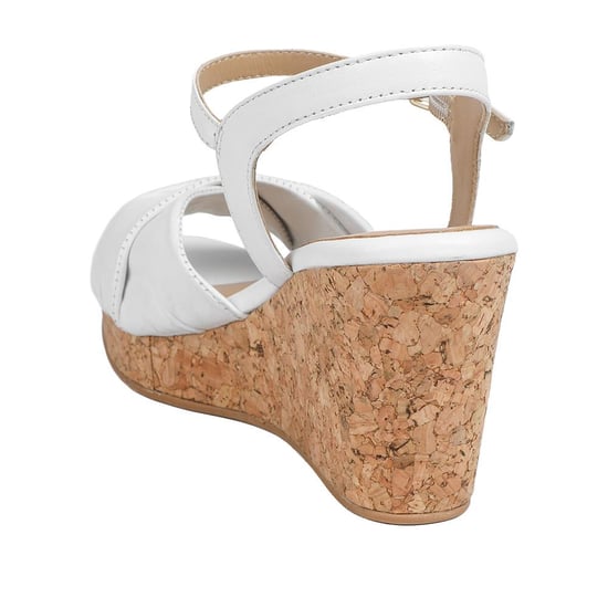 Jones Bootmaker Iva Leather Wedge Heel Sandals - Image 3