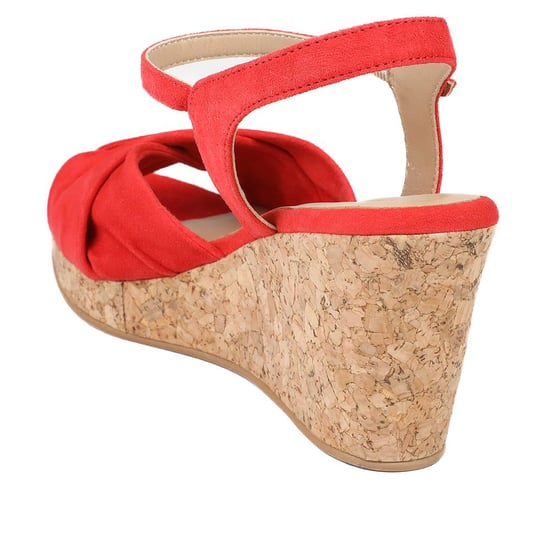 Jones Bootmaker Iva Leather Wedge Heel Sandals - Image 3