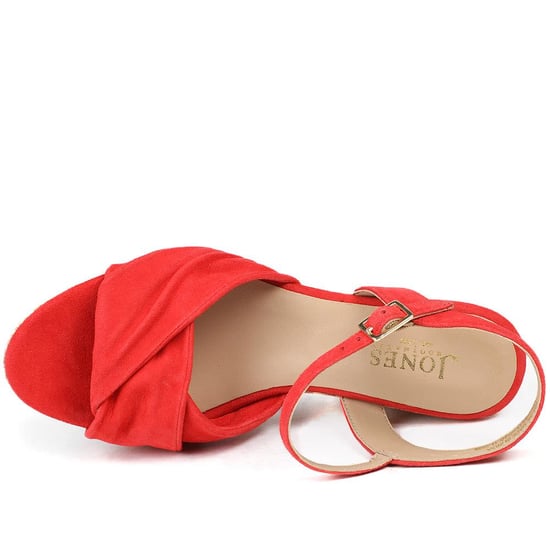 Jones Bootmaker Iva Leather Wedge Heel Sandals - Image 4