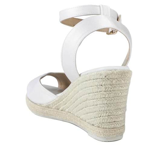 Jones Bootmaker Marchesa Leather Wedge-Heeled Sandals - Image 3