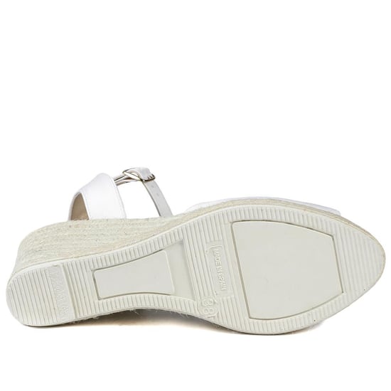 Jones Bootmaker Marchesa Leather Wedge-Heeled Sandals - Image 5