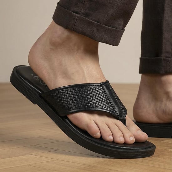 Jones Bootmaker Wallgate Premium Leather Toe Post Sandals - Image 5