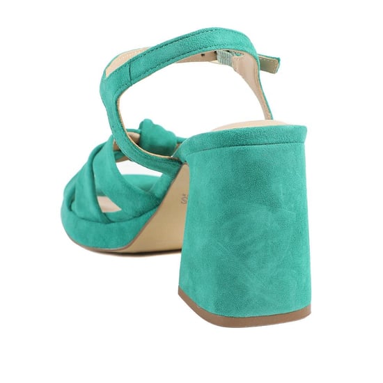 Jones Bootmaker Gloriana Block Heel Leather Buckled Sandals - Image 3