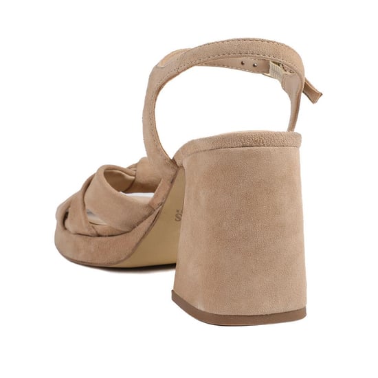 Jones Bootmaker Gloriana Block Heel Leather Buckled Sandals - Image 3