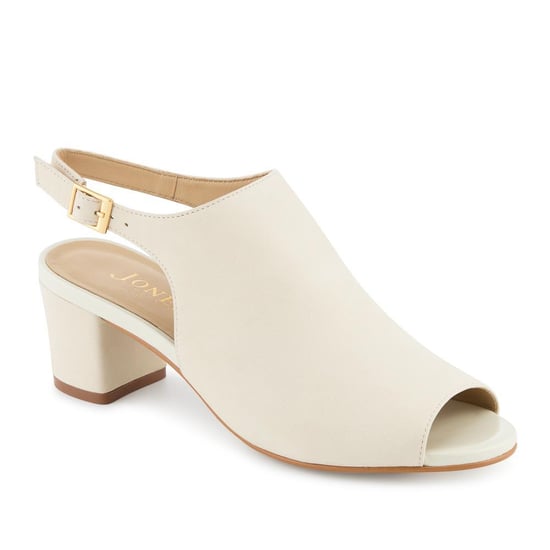 Jones Bootmaker Xandra Smart Leather Slingback Peep Toe Sandals - Image 1