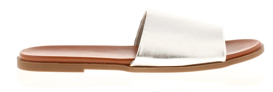 Platino Womens Flat Sandals Selene Slip On silver - Image 2