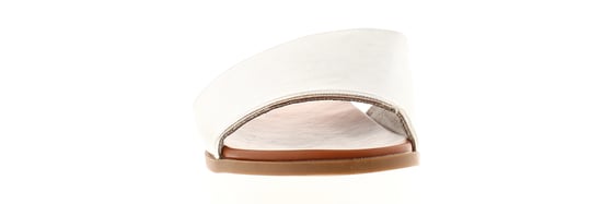 Platino Womens Flat Sandals Selene Slip On silver - Image 3