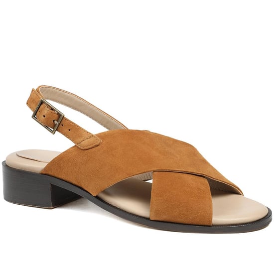 Jones Bootmaker Fauna Leather Block Heel Sandals - Image 1