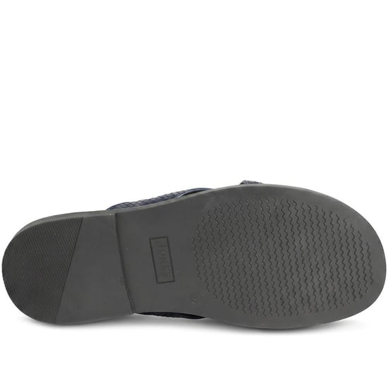 Jones Bootmaker Westport Leather Mule Sliders - Image 5
