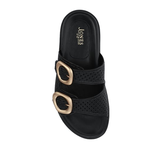 Jones Bootmaker Gisela Leather Dual Buckle Sandals - Image 4
