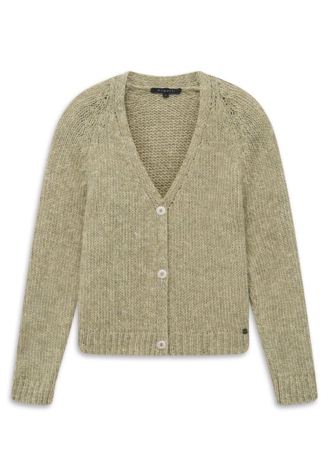 Bugatti Damen Vest van katoenmix met V-hals - Image 4