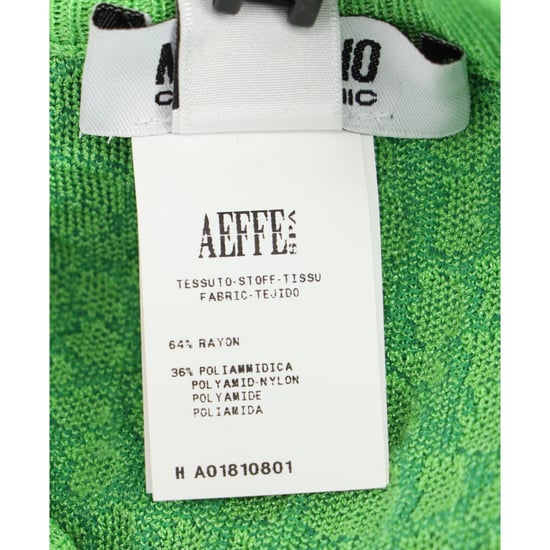 Moschino billig och elegant minikjol med djurmönster i grön rayon - Image 5