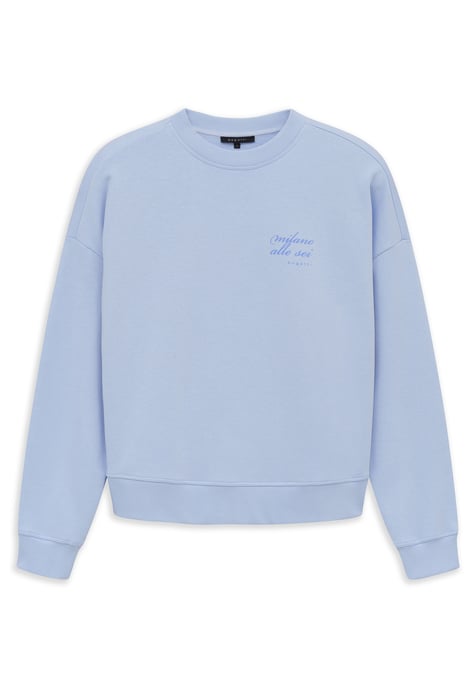 Bugatti Damen Sweatshirt van katoenmix met ronde hals - Image 4