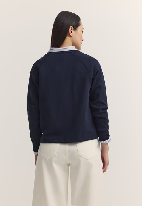 Bugatti Damen Sweatshirt Cozy Touch met ronde hals - Image 2