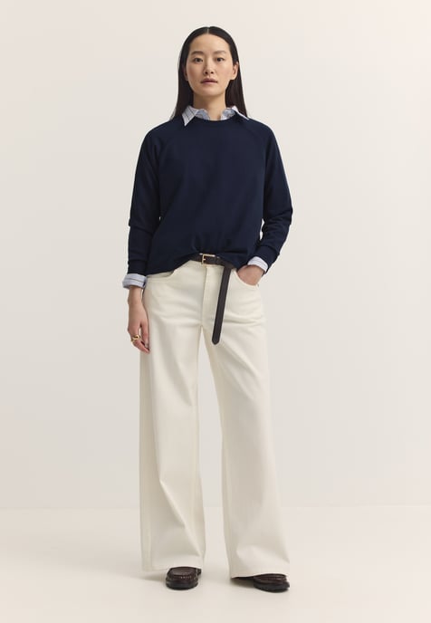 Bugatti Damen Sweatshirt Cozy Touch met ronde hals - Image 4