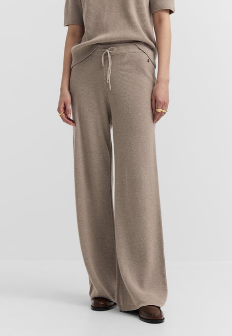 Bugatti Damen Vrijetijdsbroek van wolmix met kasjmier - Image 1