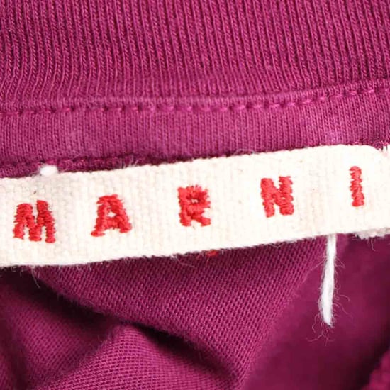 Marni-logotyp-t-shirt i rosa bomull - Image 4