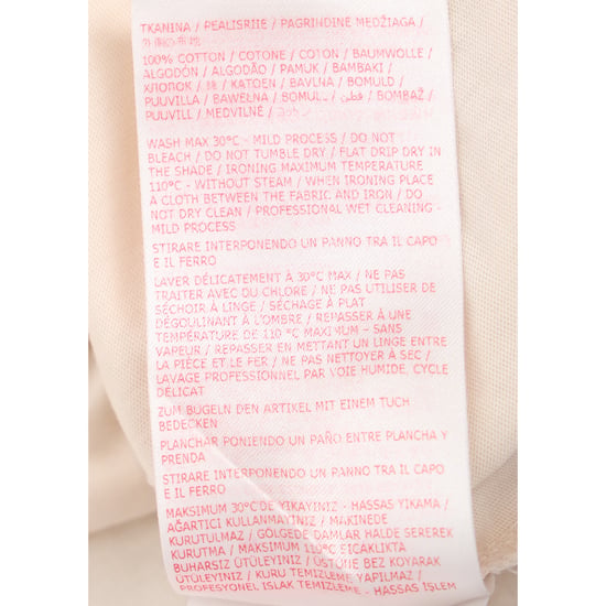 Marni-logotyp-t-shirt i beige bomull - Image 6