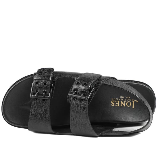 Jones Bootmaker Whitaker Leather Buckle Sandals - Image 4