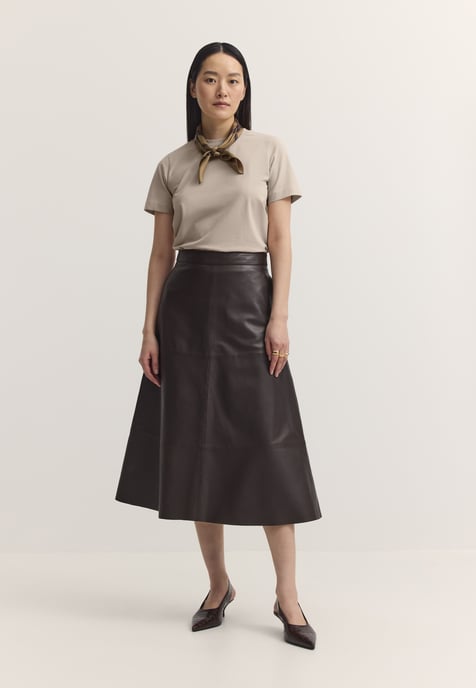 Bugatti Damen T-shirt van katoen-stretch met ronde hals - Image 4