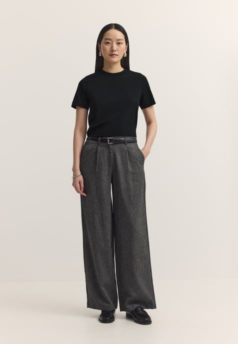 Bugatti Damen T-shirt van katoen-stretch met ronde hals - Image 4