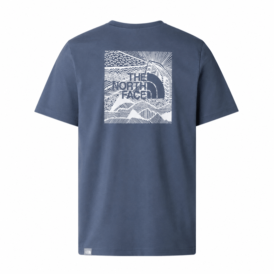 3 Pack The North Face Men’s Short Sleeve Redbox Celebration T-Shirt Blue/Navy/Blue - Image 5