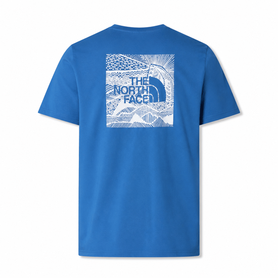 3 Pack The North Face Men’s Short Sleeve Redbox Celebration T-Shirt Grey/Navy/Blue - Image 6