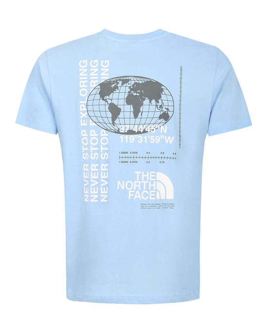 The North Face Energy Globe T-Shirt Cornflower Blue - Image 4